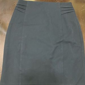 Womens Black Express Pencil Skirt Sz 4